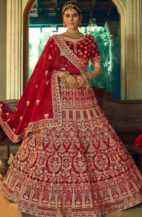 Velvet Lehenga